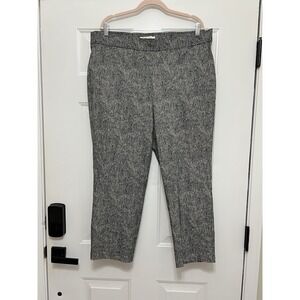 89th & Madison Women's Size 1X Black‎ Ankle Pants Pull-On Capri Work Wear Casual